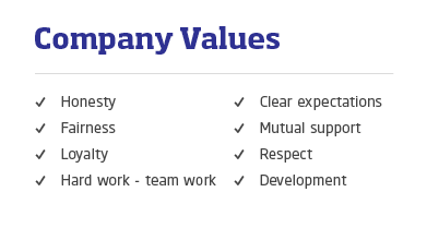 Company Values